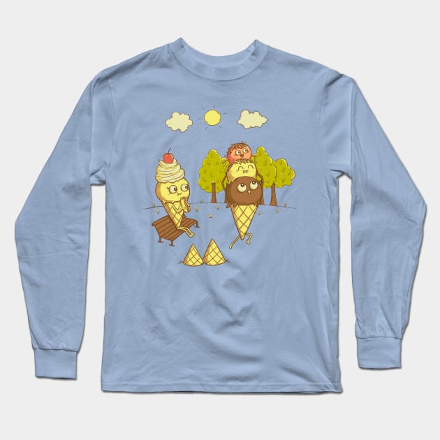 Yummy Back Ride Long Sleeve T-Shirt by Made With Awesome